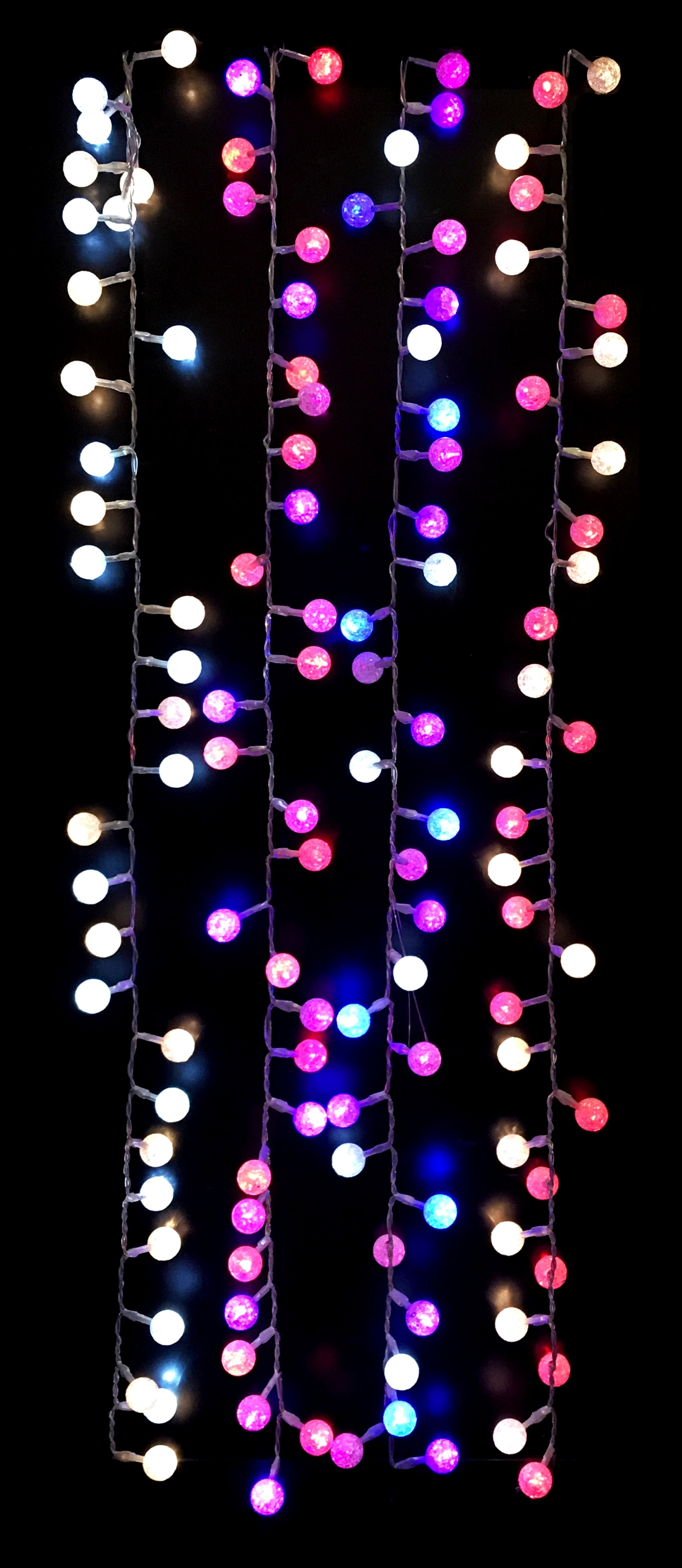 GIOCOPLAST NATALE - 30 BIGLIE A BATTERIA, COL ASS.