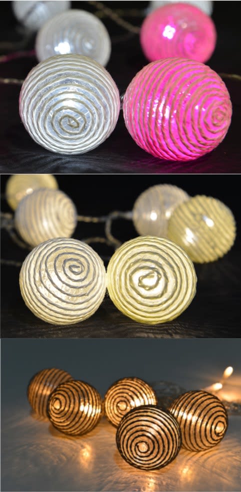 GIOCOPLAST NATALE - 10 LANTERNINE LED A BATTERIA - 4 ASS