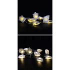 GIOCOPLAST NATALE - 10 CASETTE PLASTIFICATE CON LUCE LED A BATTERIA - 2 ASS