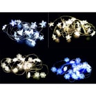 GIOCOPLAST NATALE - 20 LUCI LED CON FORMINE SU FILO RAME 2 M, IN DISPLAY, BATT. INCL., MOD. E COL. ASS.