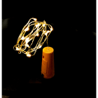 GIOCOPLAST NATALE - TAPPO CON 20 GOCCE DI LED BIANCO CALDO A BATTERIE, 1 M