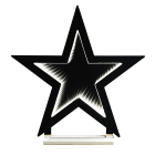 GIOCOPLAST NATALE - STELLA 60 CM INFINITY LIGHT CON LUCE LED BIANCO CALDO, CON TRASF. IP20