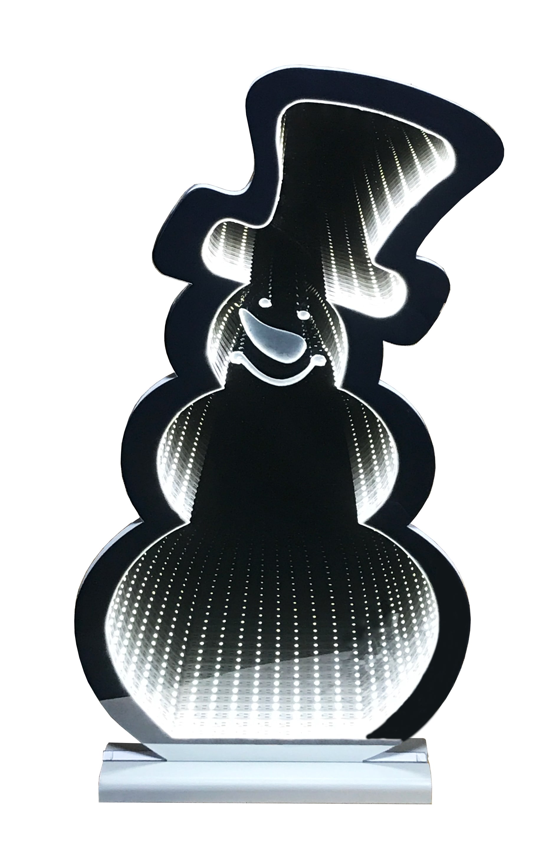 GIOCOPLAST NATALE - PUPAZZO 60 CM INFINITY LIGHT CON LUCE LED BIANCO CALDO, CON TRASF. IP20