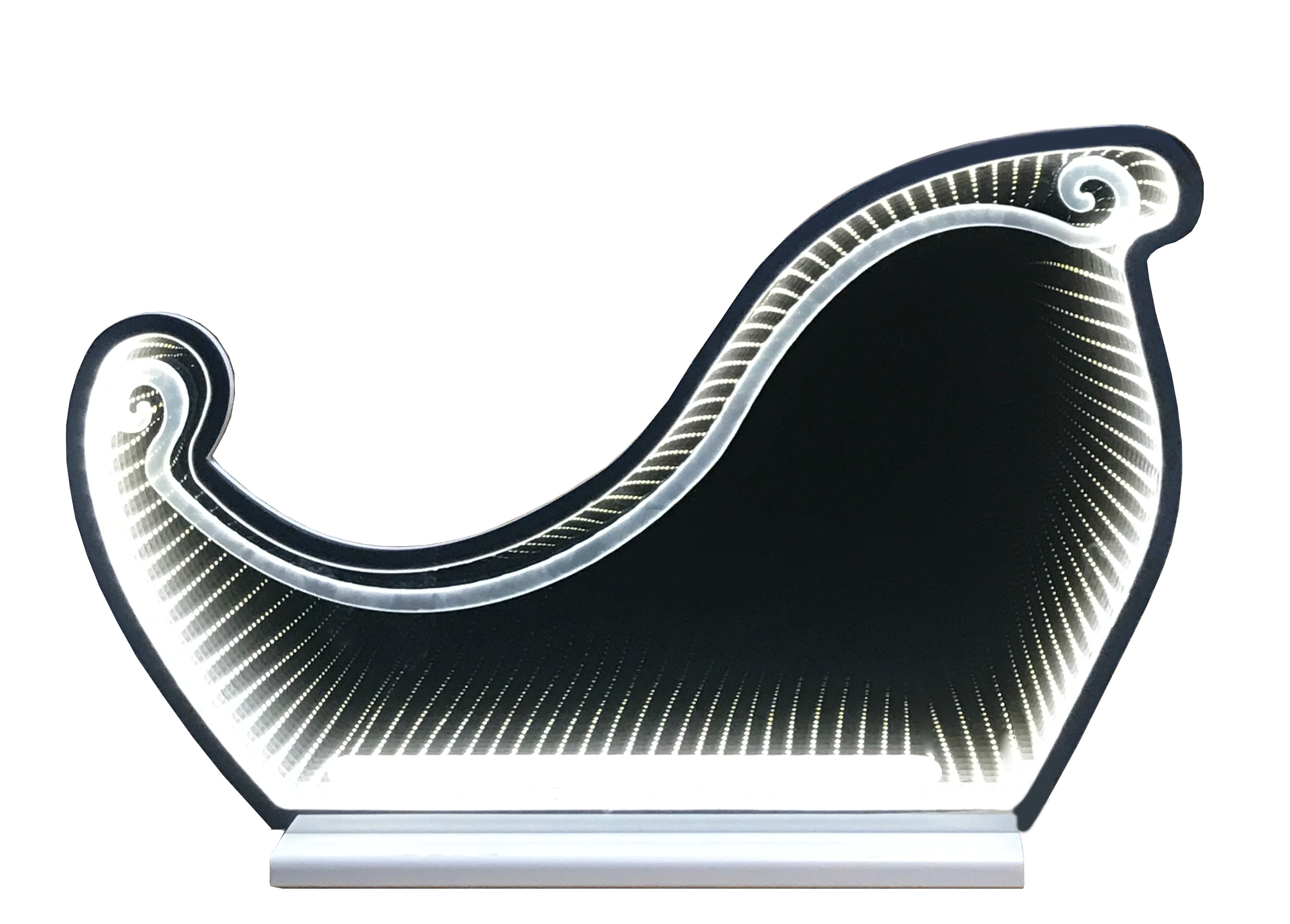 GIOCOPLAST NATALE - SLITTA 78 CM INFINITY LIGHT CON LUCE LED BIANCO CALDO, CON TRASF. IP20