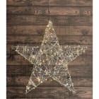 GIOCOPLAST NATALE - STELLA 3D 30CM CON GOCCE DI LED BIANCO CALDO, CON TRASF.