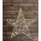 GIOCOPLAST NATALE - STELLA 3D 80CM CON GOCCE DI LED BIANCO CALDO, CON TRASF.