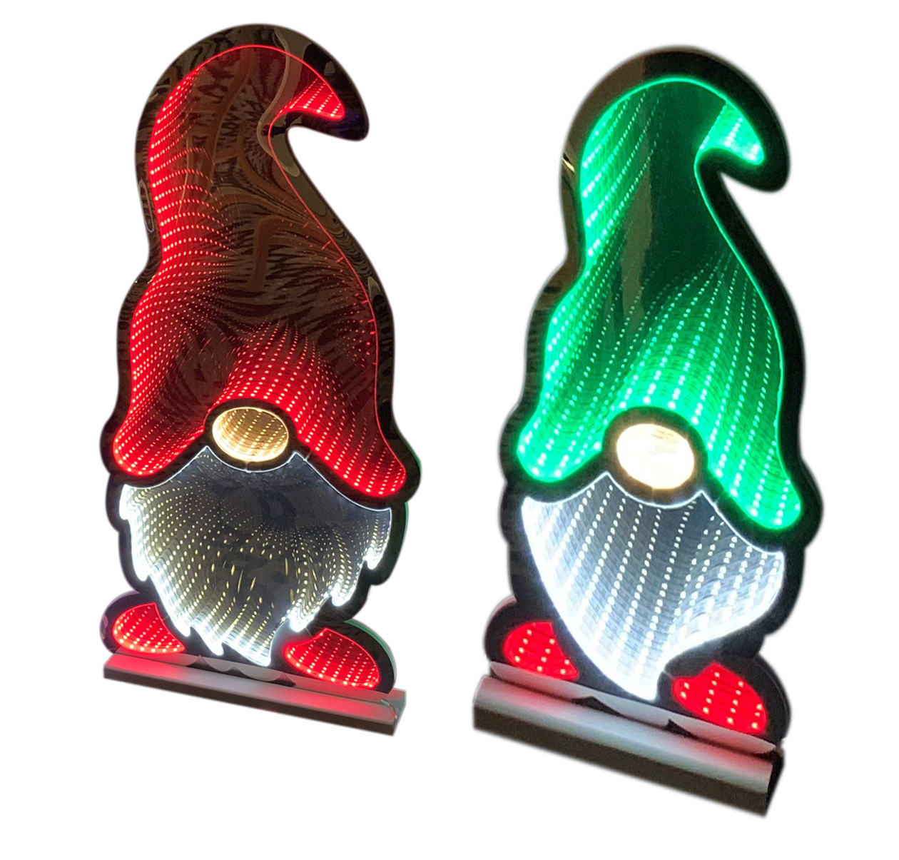 GIOCOPLAST NATALE - GNOMO 30CM INFINITY LIGHT CON LUCE LED, COL. ASS.
