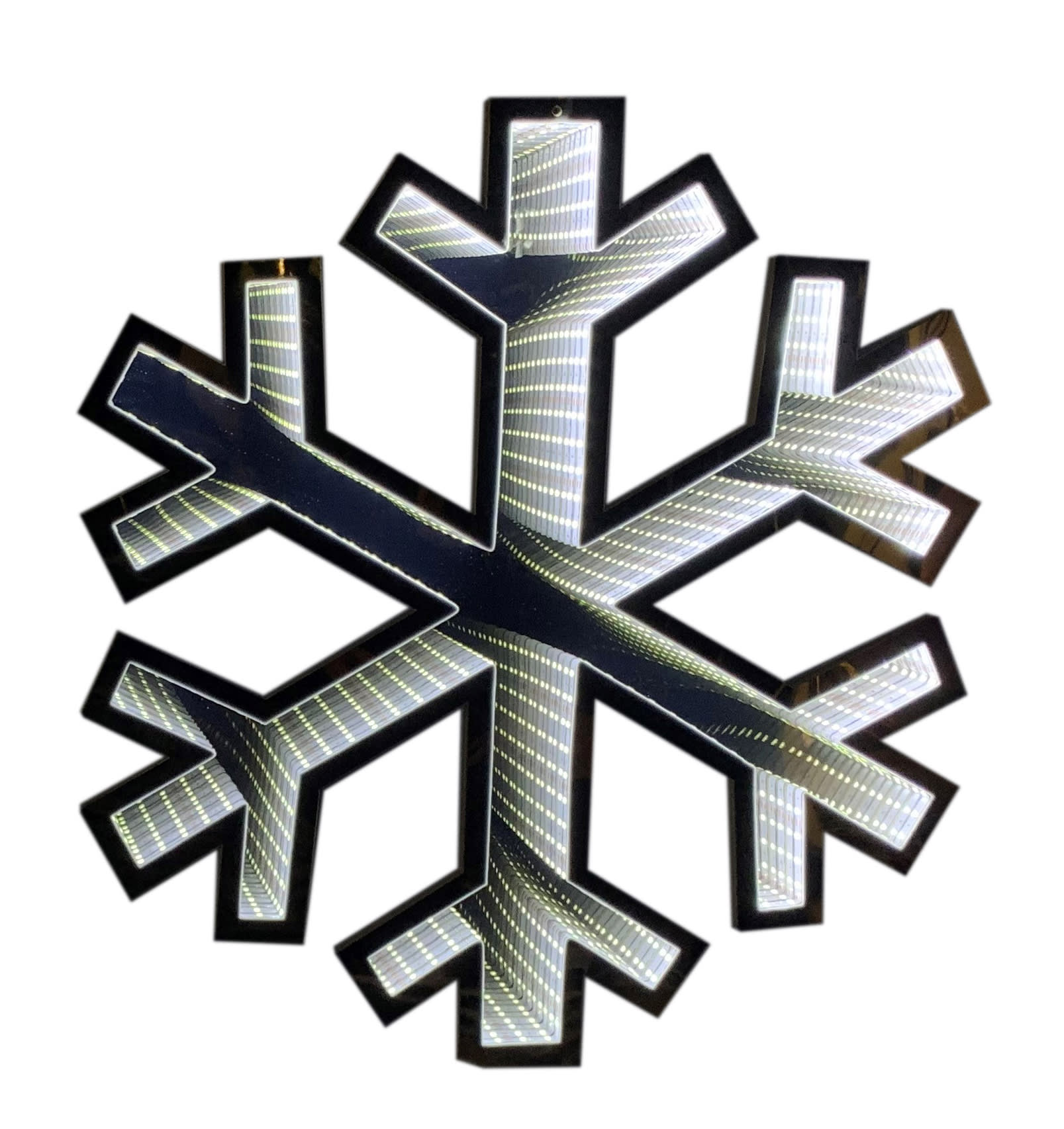 GIOCOPLAST NATALE - FIOCCO 60CM INFINITY LIGHT CON LUCE LED BIANCA