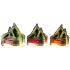 GIOCOPLAST NATALE - PICK-UP ''CRYSTAL TALES'' 30CM, CON LUCE LED CON TRASF., COL. ASS.