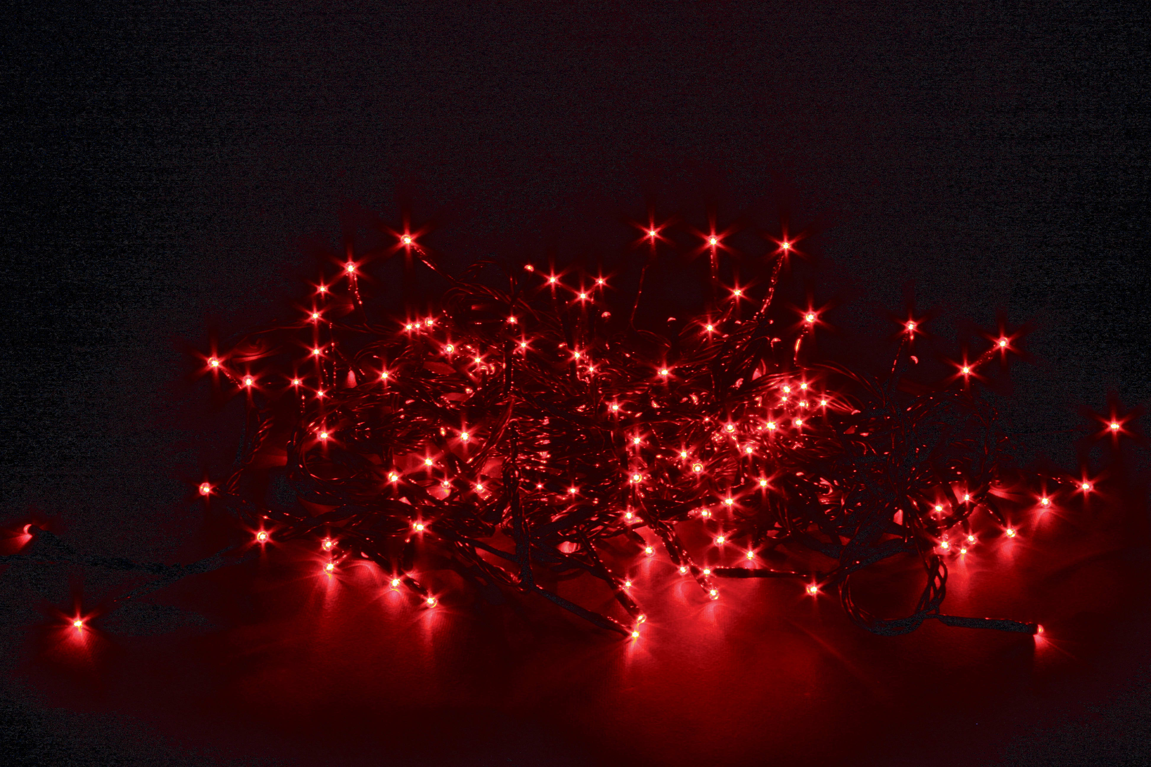 GIOCOPLAST NATALE - 192 LED ROSSI, GIOCHI L. X EST. TRASF. IP44, CAVO ALIM. MT.4, CAVO LUCI MT.8