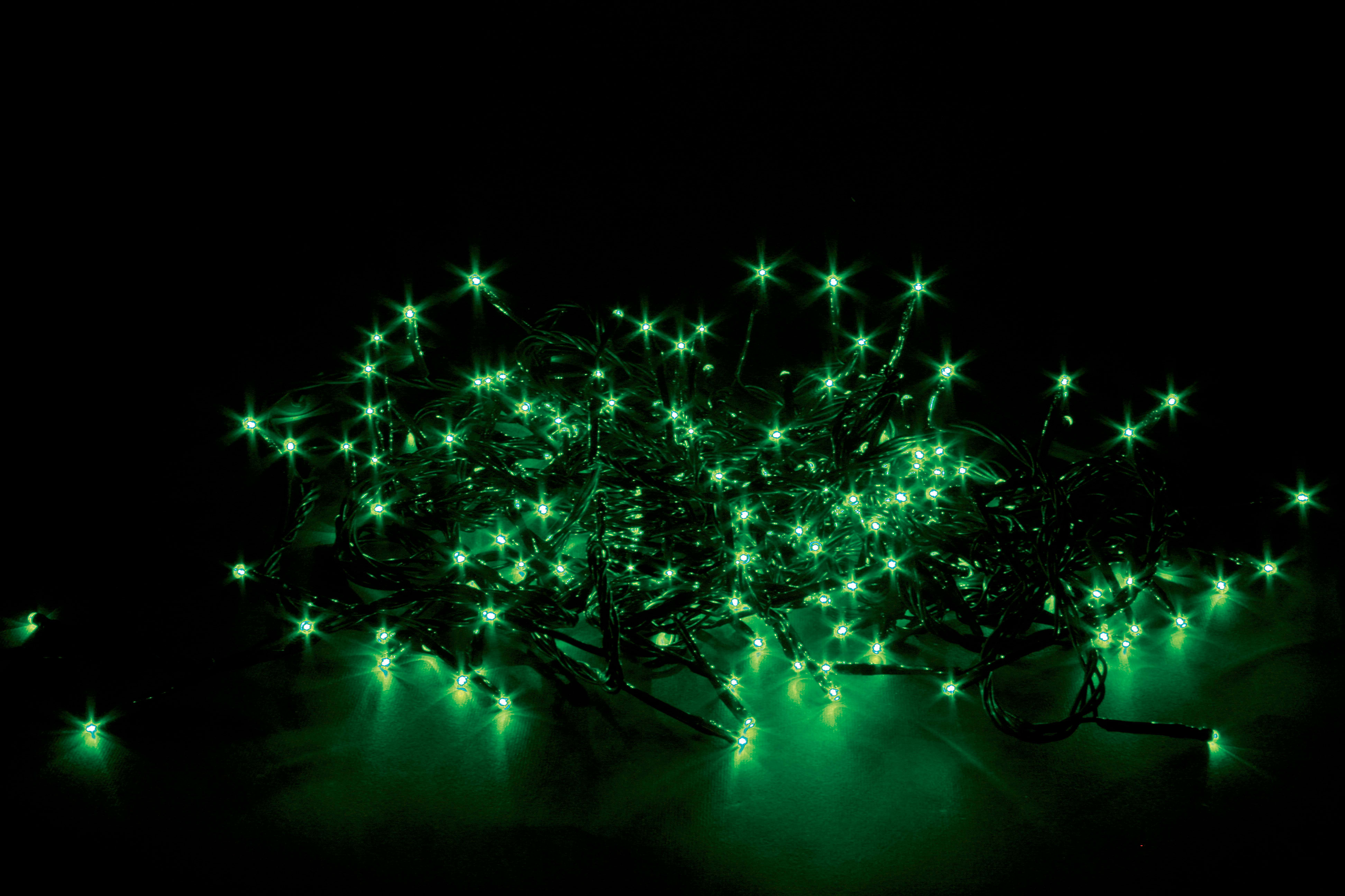 GIOCOPLAST NATALE - 192 LED VERDI, GIOCHI L. X EST., TRASF. IP44, LUNGH. CAVO ALIM. MT.4, CAVO LUCI MT.8