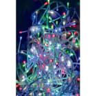 GIOCOPLAST NATALE - 96 LED MULTI C/GIOCHI L., CAVO TRASP., CAVO ALIM. MT.4, TRASF. IP44, X EST.