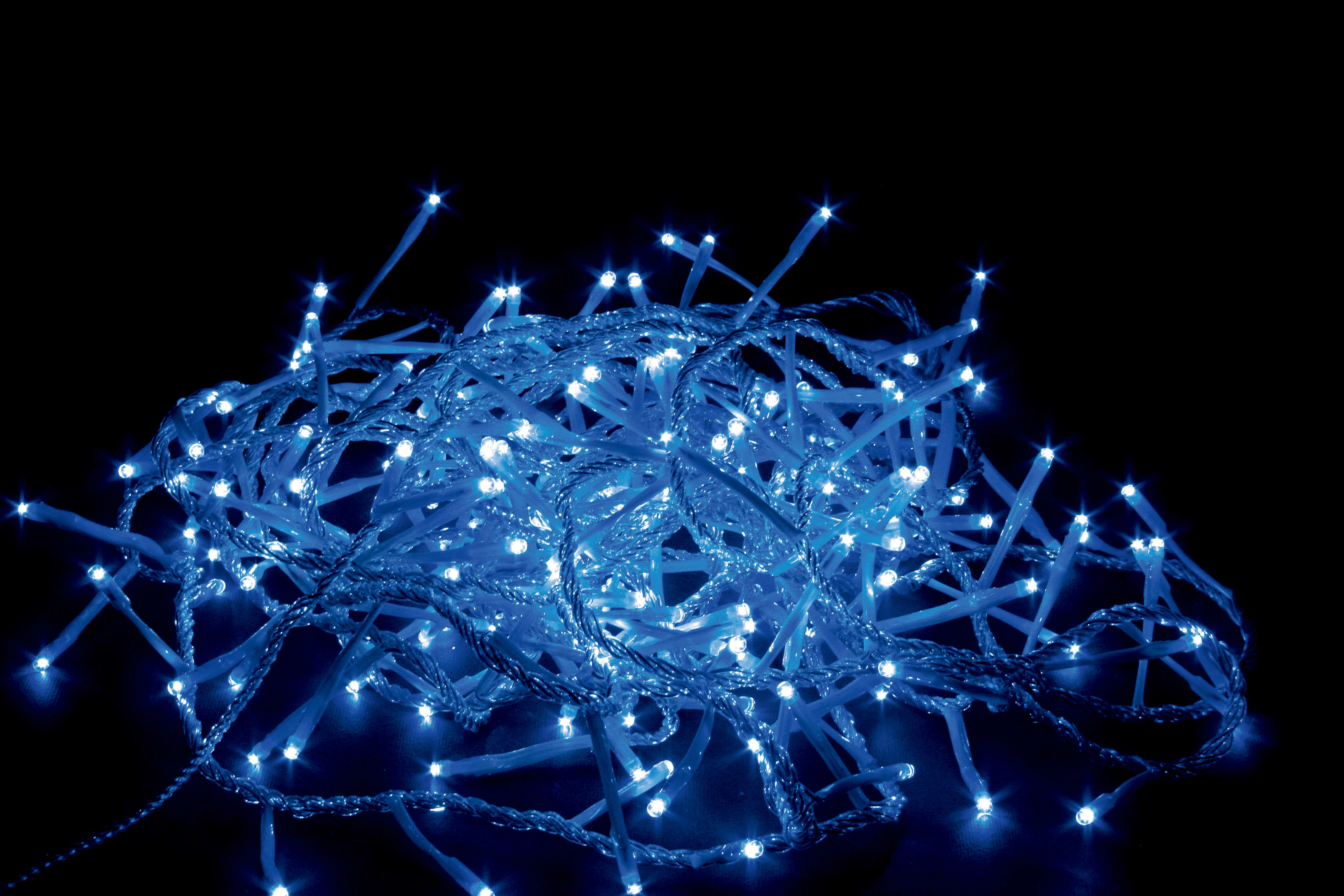 GIOCOPLAST NATALE - 192 LED BLU, GIOCHI L., CAVO TRASP. X EST., TRASF. IP44, CAVO ALIM. MT.4, LUNGH. CAVO LUCI MT.8