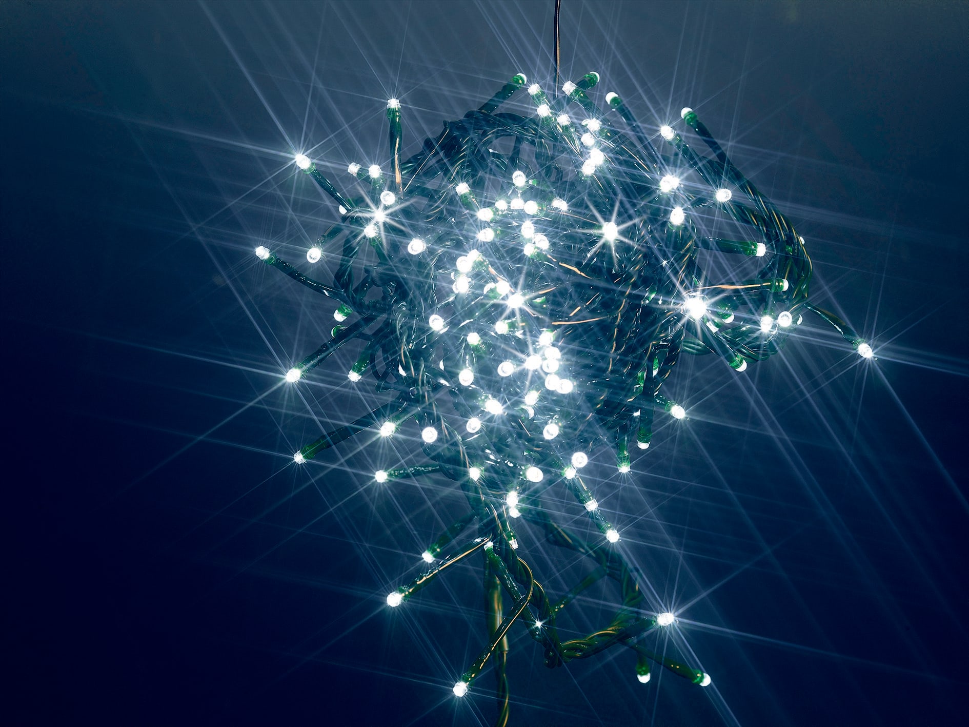 GIOCOPLAST NATALE - 96 LED SUPER STROBO BIANCHI, MT.10