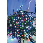 GIOCOPLAST NATALE - 500 LED MULTICOLOR, CAVO SCURO, LUNGH. 25 M, CAVO ALIM. 4 M, CON GIOCHI LUCE E TIMER, C/TRASF. IP44, IN CONFEZIONE LUSSO PLASTICA, USO EST/INT