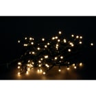 GIOCOPLAST NATALE - 1000 LED BIANCO CALDO, CAVO SCURO, LUNGH. 50 M, CAVO ALIM. 4 M, CON GIOCHI LUCE E TIMER, C/TRASF. IP44, IN CONFEZIONE LUSSO PLASTICA, USO EST/INT