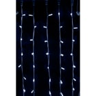 GIOCOPLAST NATALE - TENDA LUCCIOLONA 200 LED BIANCHI, LUCE FISSA, L. 1- H. 2 MT., CAVO BIANCO, 10 CALATE, PROLUNG. MAX 20 SET, USO EST/INT