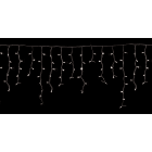 GIOCOPLAST NATALE - TENDA LUCCIOLONA SFALSATA 70 LED BIANCHI, LUCE FISSA, L. 150 - H.MAX 60 CM., CAVO BIANCO, PROLUNG. MAX 25 SET, USO EST/INT 14409959