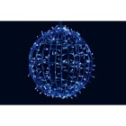 GIOCOPLAST NATALE - SFERA LUCCIOLONA BLU D.30CM., 120 LED C/24 FLASH BIANCHI