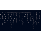 GIOCOPLAST NATALE - TENDA LUCCIOLONA SFALSATA ULTRALUMINOSA 180 LED BIANCHI, CON 36 MINISTROBO, L. 3- H.MAX 1 MT., CAVO BIANCO, PROLUNG. MAX 20 SET, USO EST/INT