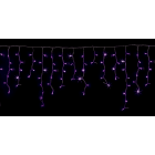 GIOCOPLAST NATALE - TENDA LUCCIOLONA SFALSATA ULTRALUMINOSA 180 LED VIOLA CON 36 MINISTROBO, L. 3- H.MAX 1 MT., CAVO BIANCO, PROLUNG. MAX 20 SET, USO EST/INT