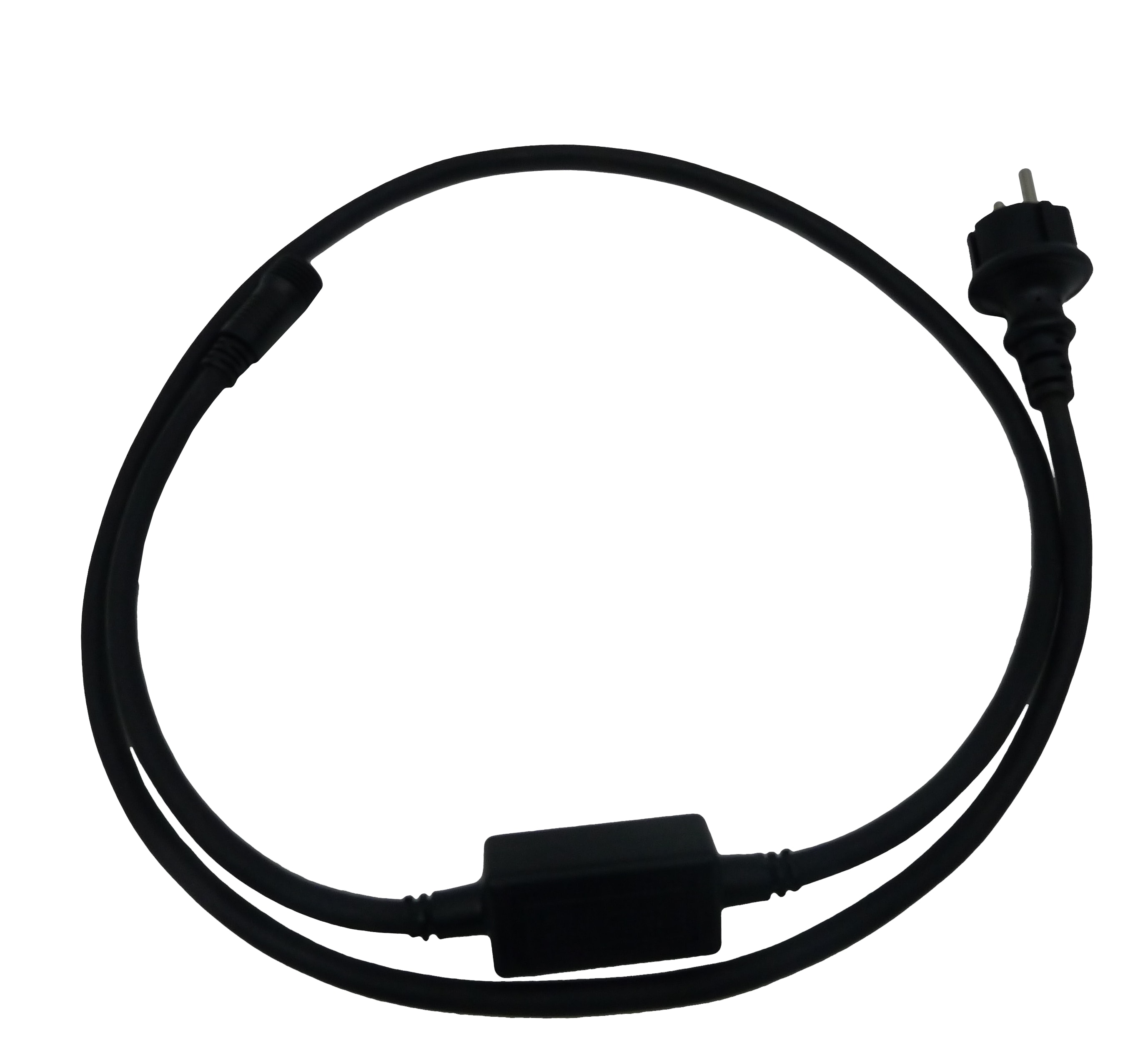 GIOCOPLAST NATALE - CAVO ALIM. SCURO 4A PER TENDE A LED, SFERE A LED, LUCCIOLONE E TUBO LED HQ CON SPINA SCHUKO IP44