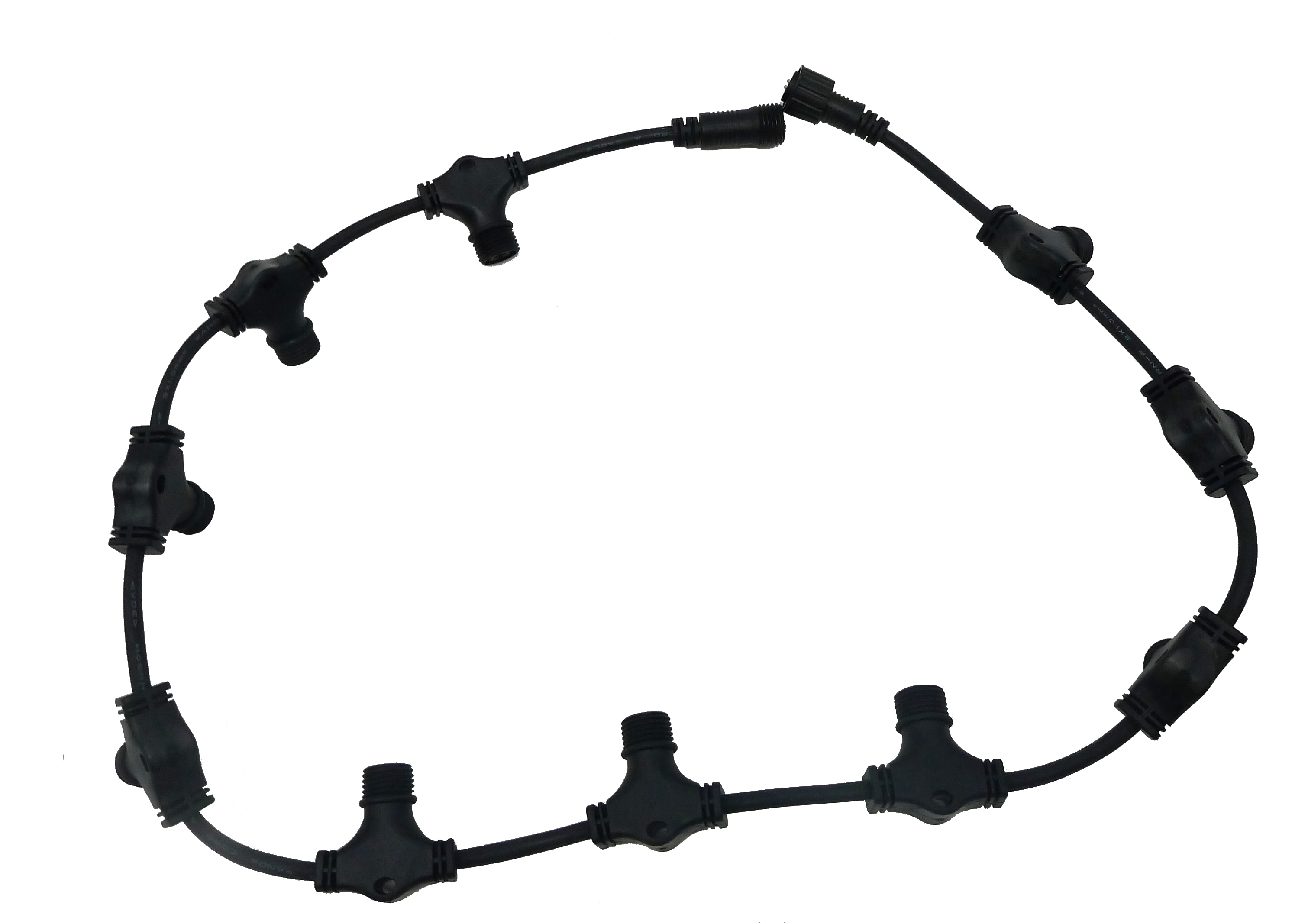 GIOCOPLAST NATALE - DORSALE SCURA PER TENDA LUCCIOLONA, 10 CALATE, L. 1 MT