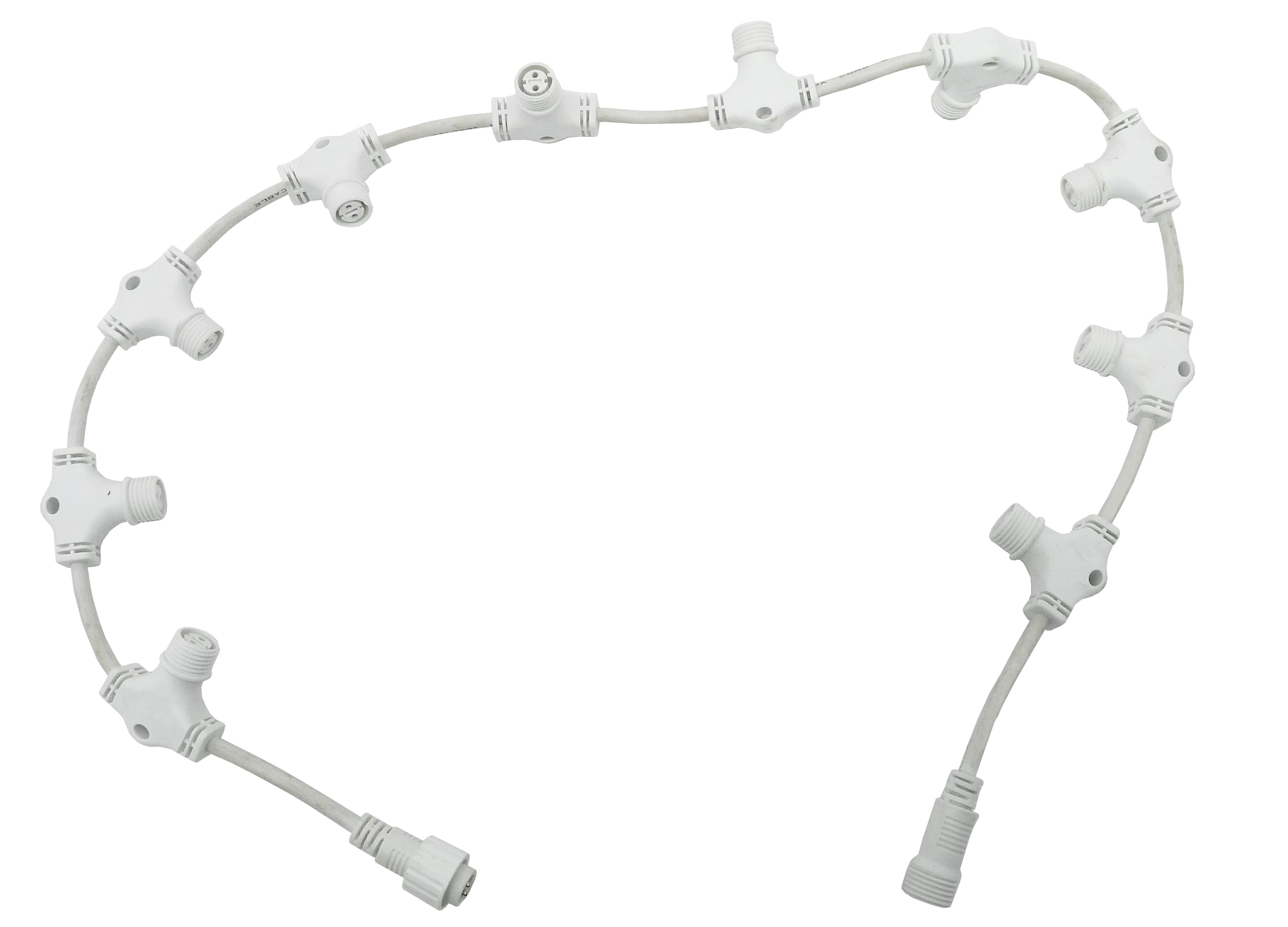 GIOCOPLAST NATALE - DORSALE BIANCA PER TENDA LUCCIOLONA, 10 CALATE, L. 1 MT