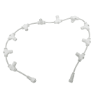 GIOCOPLAST NATALE - DORSALE BIANCA PER TENDA LUCCIOLONA, 10 CALATE, L. 1 MT