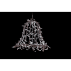 GIOCOPLAST NATALE - CAMPANA LUCCIOLONA BIANCA H.50 D.70CM., 360 LED C/72FLASH