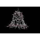 GIOCOPLAST NATALE - CAMPANA LUCCIOLONA BIANCA H.50 D.70CM., 360 LED C/72FLASH