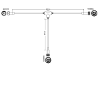 GIOCOPLAST NATALE - CONNETTORE A T CAVO SCURO