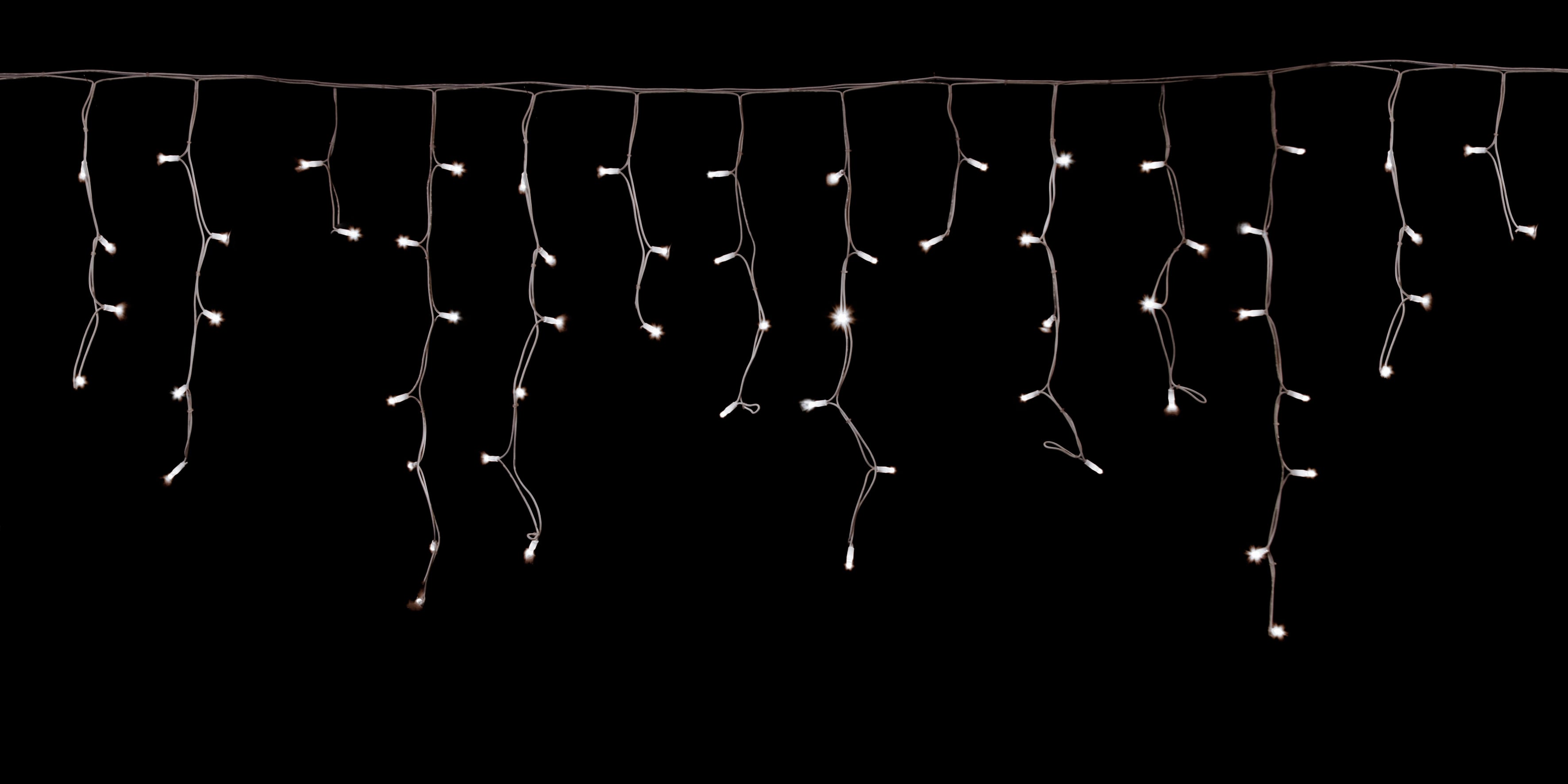 GIOCOPLAST NATALE - TENDA LUCCIOLONA SFALSATA 210 LED BIANCHI, LUCE FISSA, L. 450 - H.MAX 60 CM., CAVO BIANCO, PROLUNG., USO EST/INT 14421395