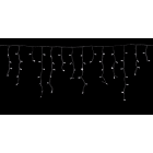 GIOCOPLAST NATALE - TENDA LUCCIOLONA SFALSATA 210 LED BIANCHI, CON 42 FLASH, L. 450 - H.MAX 60 CM., CAVO BIANCO, PROLUNG., USO EST/INT