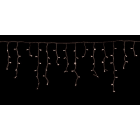 GIOCOPLAST NATALE - TENDA LUCCIOLONA SFALSATA 210 LED BIANCO CALDO, CON 42 FLASH, L. 450 - H.MAX 60 CM., CAVO BIANCO, PROLUNG., USO EST/INT 14421398
