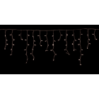 GIOCOPLAST NATALE - TENDA LUCCIOLONA SFALSATA 210 LED BIANCO CALDO, CON 42 FLASH, L. 450 - H.MAX 60 CM., CAVO BIANCO, PROLUNG., USO EST/INT