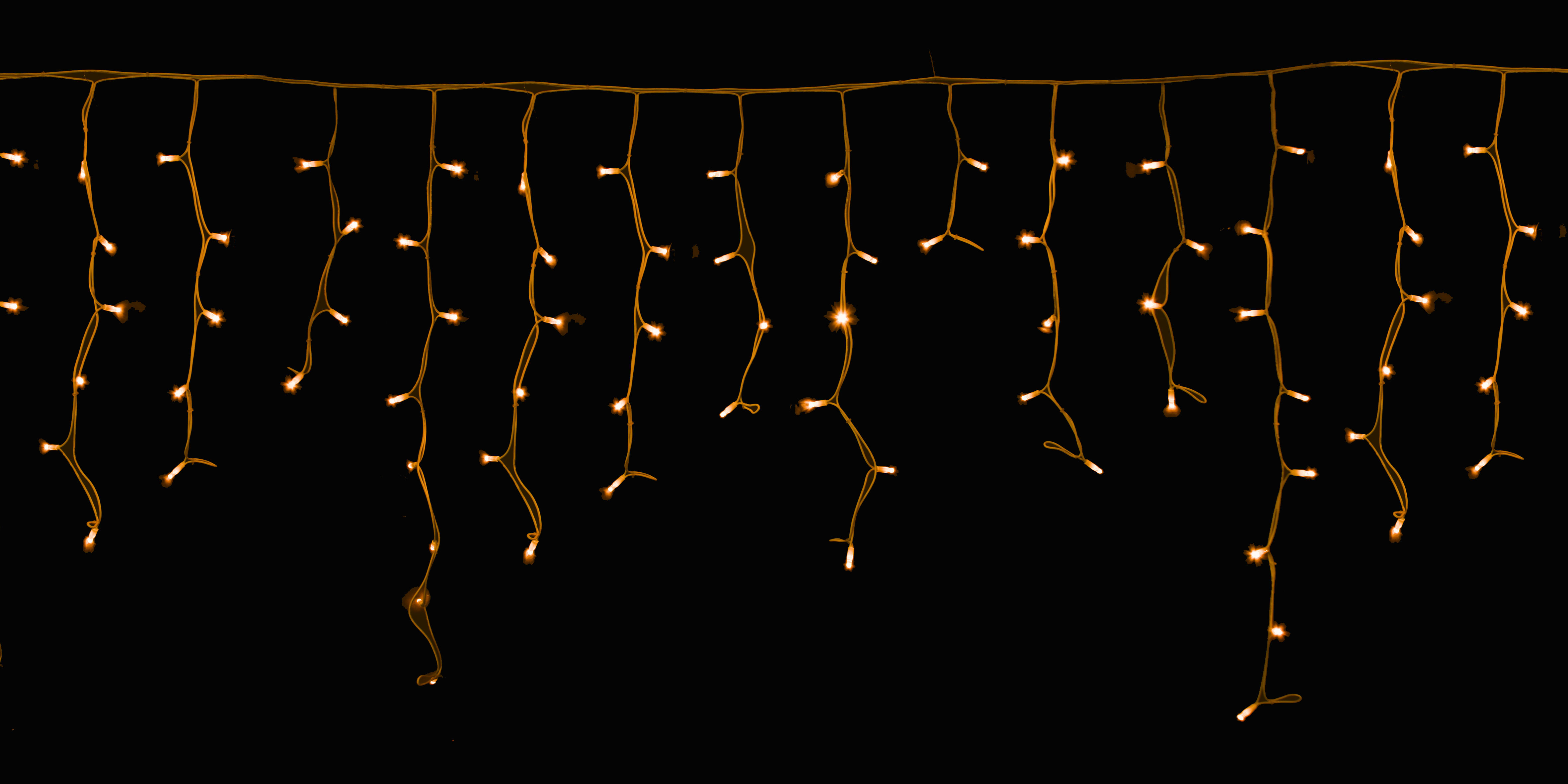 GIOCOPLAST NATALE - TENDA LUCCIOLONA SFALSATA 210 LED SUPER CALDO (2200K), LUCE FISSA, L. 450 - H.MAX 60 CM., CAVO BIANCO, PROLUNG., USO EST/INT