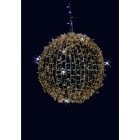 GIOCOPLAST NATALE - SFERA LUCCIOLONA SUPER CALDO (2200K) D.80CM., 800 LED, LUCE FISSA