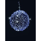 GIOCOPLAST NATALE - SFERA LUCCIOLONA ICE BLUE D.80CM., 800 LED C/160 FLASH