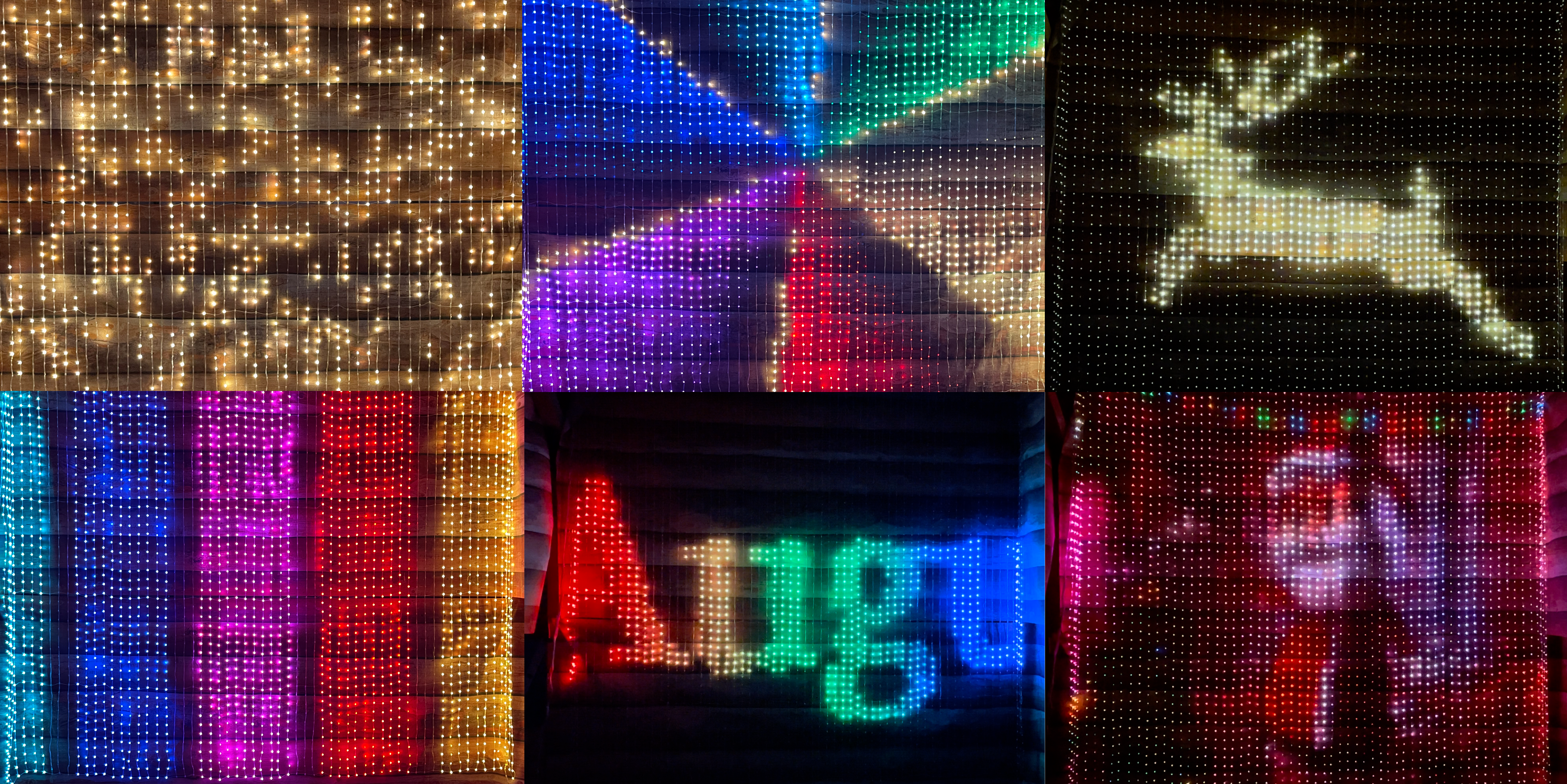 GIOCOPLAST NATALE - TENDA ''APP-I LIGHT PRO'' SMART RGB, 3200 LED, 3,2 X H 2,5 M, USO EST/INT