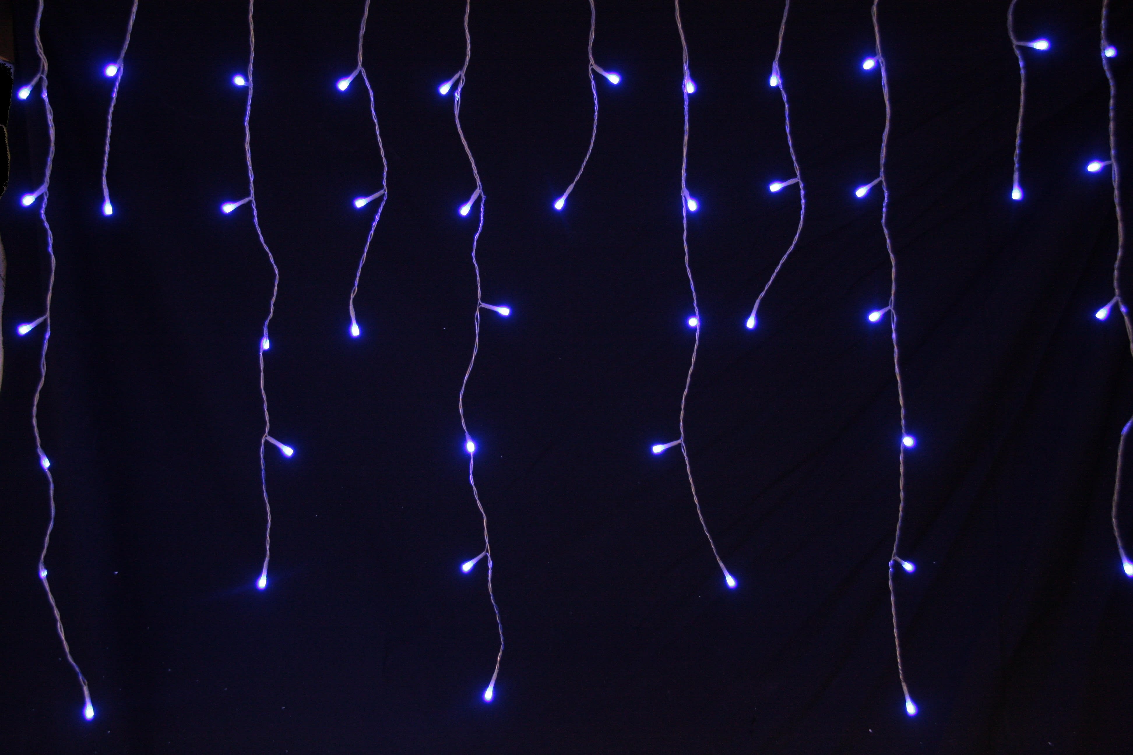 GIOCOPLAST NATALE - TENDA SFALSATA 128 LED CM.350X80, 3 COL. PROGRAMMABILI C/CONTROLLER