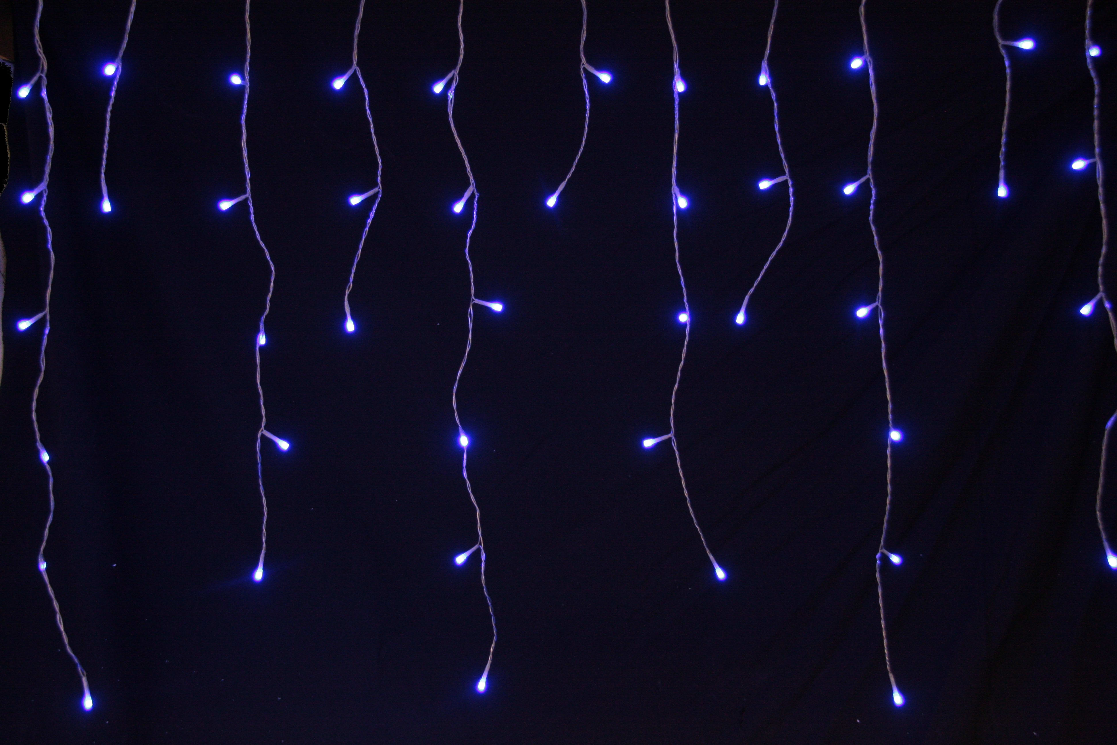 GIOCOPLAST NATALE - TENDA SFALSATA 128 LED CM.350X80, 3 COL. PROGRAMMABILI C/CONTROLLER