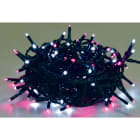 GIOCOPLAST NATALE - 120 LED BIANCO-ROSA CON GIOCHI LUCE 12 MT, IP 44