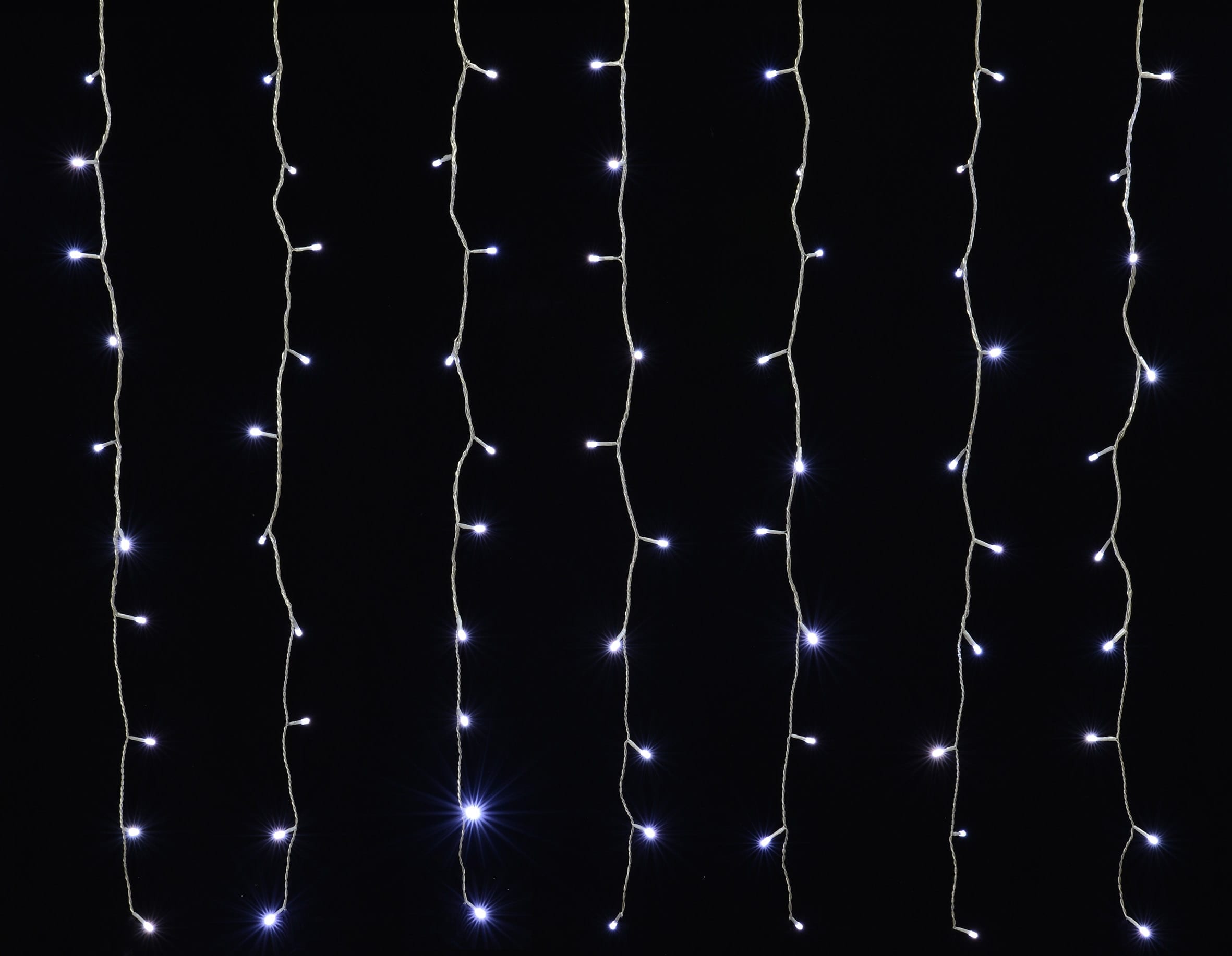 GIOCOPLAST NATALE - TENDA 160 LED BIANCHI CM 240 X H 120 CON GIOCHI LUCE, IP44