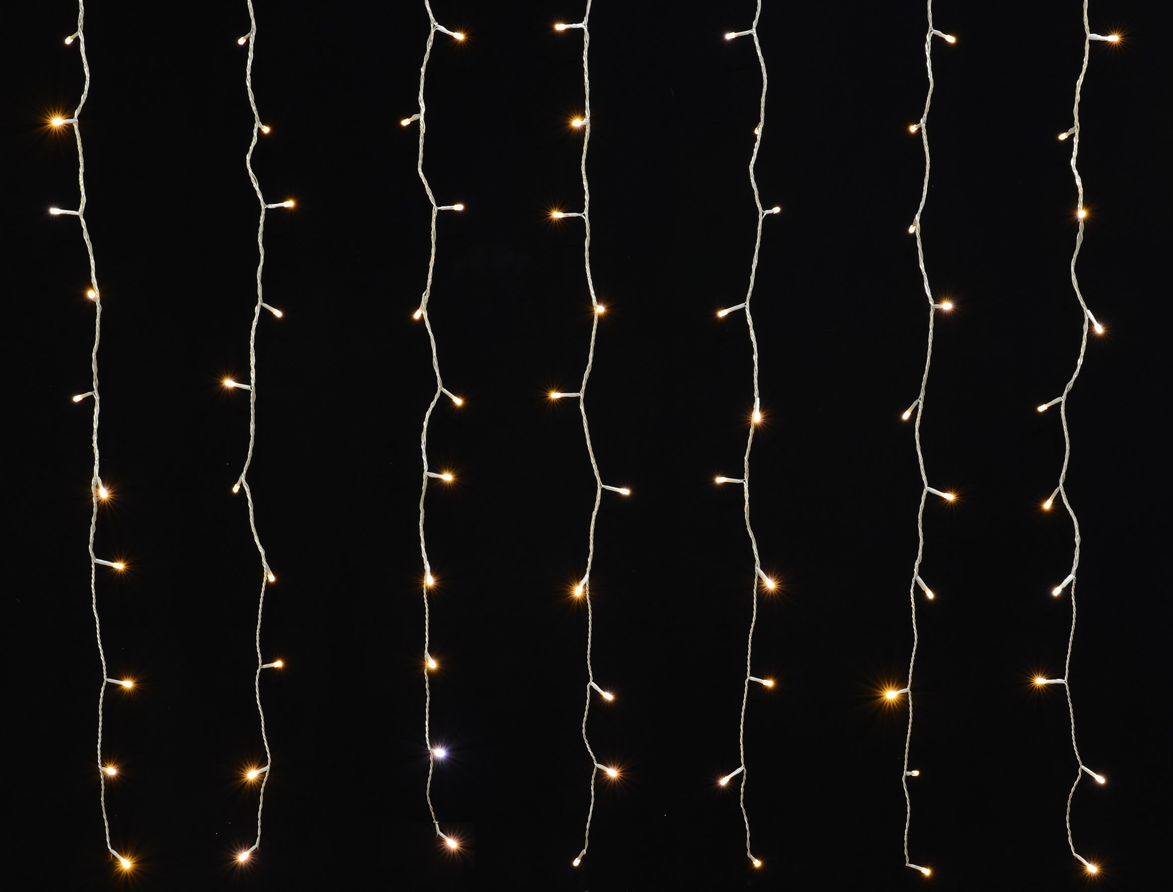 GIOCOPLAST NATALE - TENDA 160 LED BIANCO CALDO CM 240 X H 120 CON GIOCHI LUCE, IP44