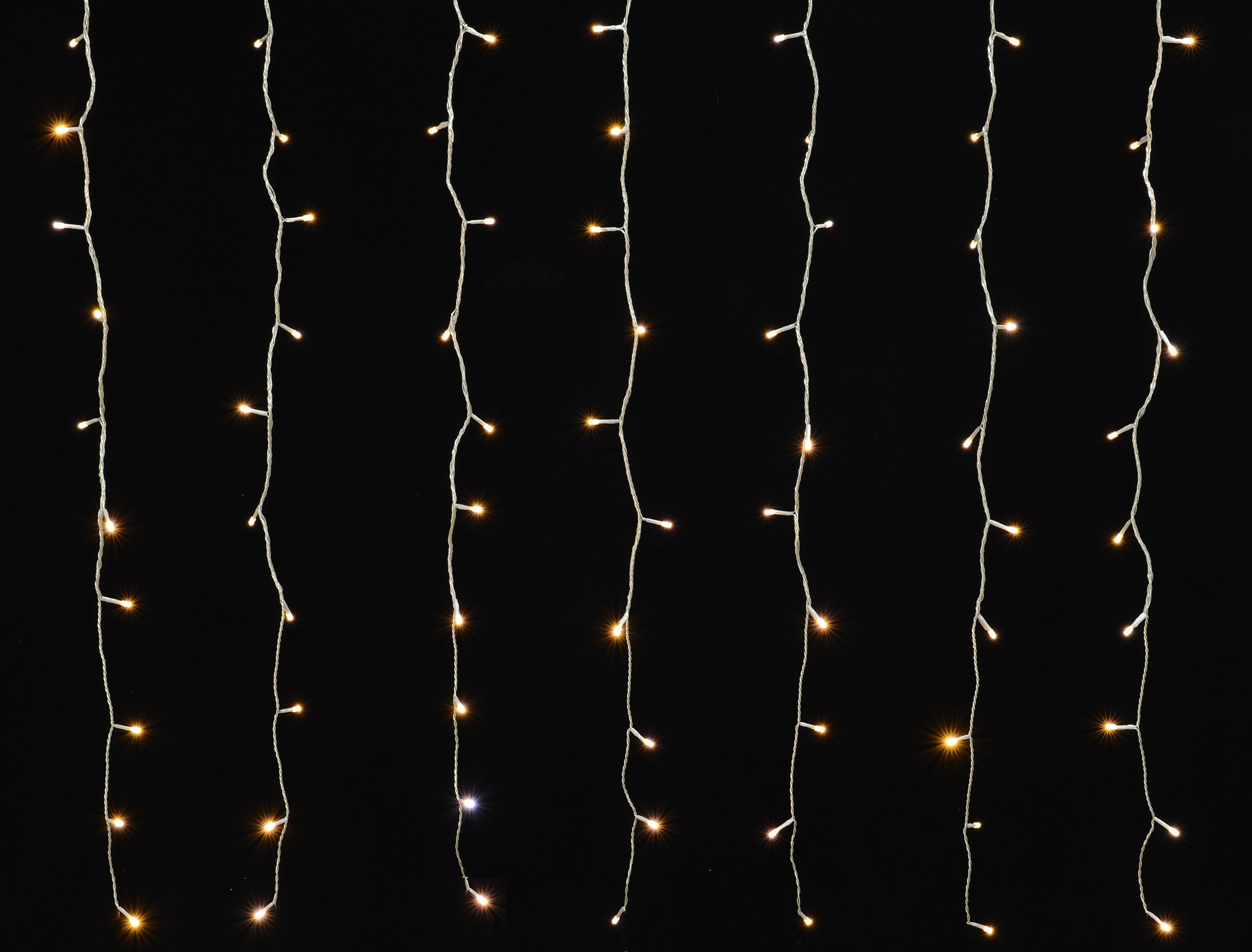 GIOCOPLAST NATALE - TENDA 160 LED BIANCO CALDO CM 240 X H 120 CON GIOCHI LUCE, IP44