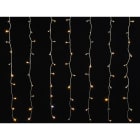 GIOCOPLAST NATALE - TENDA 160 LED BIANCO CALDO CM 240 X H 120 CON GIOCHI LUCE, IP44