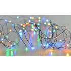GIOCOPLAST NATALE - 360 MINILUCCIOLE CON GOCCE DI LED MULTICOLOR, SU FILO DI RAME, CON GIOCHI LUCE, 36 MT, CAVO ALIM. 3M, USO INTERNO 14516940
