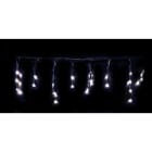 GIOCOPLAST NATALE - TENDA BOA SFALSATA CON GHIACCIOLINI LED BIANCHI, L. 11M , H.MAX. 0,12M , 495 LED, 180 CALATE C/TRASF. IP44