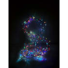 GIOCOPLAST NATALE - CLUSTER SU FILO DI RAME CON 300 GOCCE DI LED RGB 2 MT., GIOCHI DI LUCE AUTOMATICI, CON TRASF. IP20